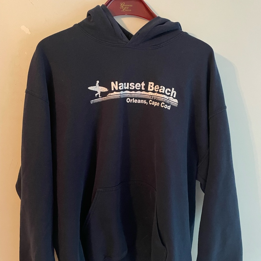 Nauset Beach Navy Hoodie